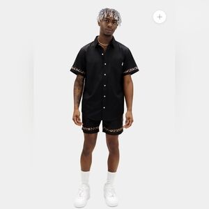 MAVRANS BLACK LEOPARD GAME WEEKEND SHIRT Size‎ XL